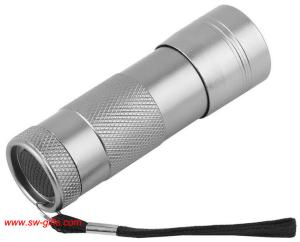 China Aluminium Invisible Blacklight Ink Marker 12LED UV Ultra Violet Mini Portable Flashlight on sale