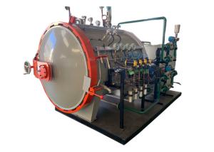 China Air Cooling Rubber Curing Process Autoclave With PLC Control And Foam Insulation on sale