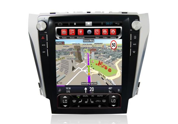 Cheap Vertical 12.1 Inch Screen car gps navigation system , Car Stereo System Camry 2012 2016 for sale