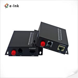 Analog Phone Fiber Optic Cable To Rj11 Converter 1Ch Single Mode