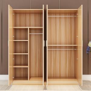 Cheap Melamine MFC Surface Particle Board Wardrobe Aluminum Swing Door Trouser Rack for sale