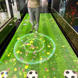 China Large Screen Interactive Wall/floor System, Interactive Wall Floor Projection For Amusement Park Exhibition on sale