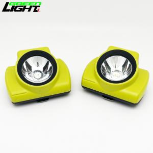 China Wireless LED Miner Cap Lamp , GLC-6S 18000lux 25000lux Miners Safety Lamp on sale