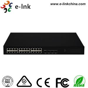 China 24 Port L3 Management Fiber Ethernet Switch , Ethernet Managed Network Switch on sale