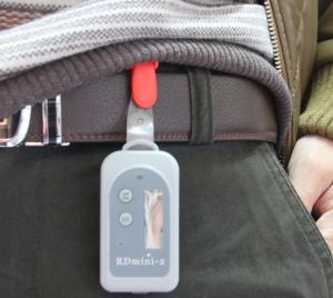 Mini Personal radiation monitors dosimeter HRD-II with Dose rate Range 1mSv/h ~ 1Sv/h