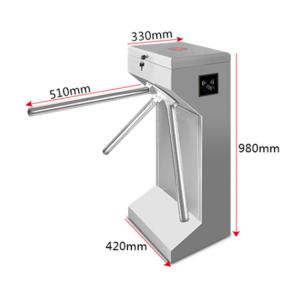 China Half Height Tripod Turnstile 20P/M-30P/M For Hotel / Airport on sale
