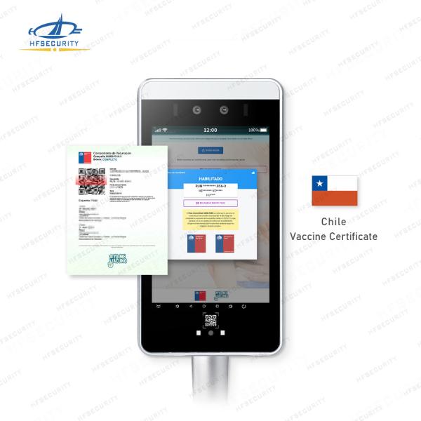 Cheap HFsecurity Chile  RA08 8 INCH Android IP64 Dual Camera Facial Recognition Access Control For Turnstile System for sale