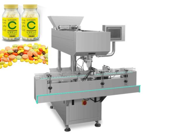 Cheap TIANHE 60 Bottles Automatic Tablet Counting And Filling Machine PLC Control for sale
