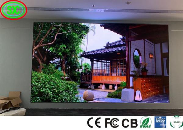 Cheap P2.5 Indoor Full Color LED Display Screen Fixed Installation 3D Effect LED Programable High Refresh Rate Led Videotron for sale