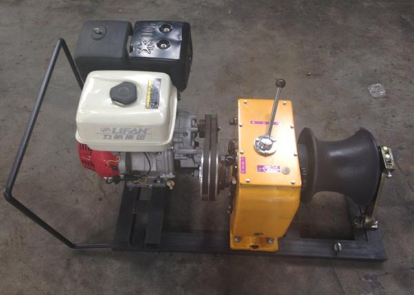 Cheap Petrol Engine Powered 5 ton winch machine / gasoline powered winch for sale