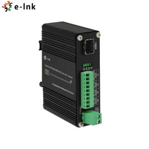 China Industrial Fiber Optic Modem Serial RS232 RS485 RS422 Fiber SFP Media Converter on sale