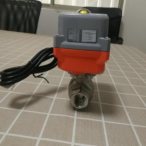 Cheap Simple Structure Electric Actuated Ball Valve Multi Angle Assembling for sale