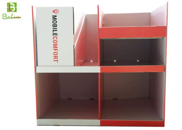 Cheap 5 Tiers POP POS Displays Cardboard Furniture Table 10 Holes For Bottles for sale