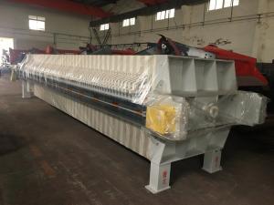 China 5.5kw Horizontal Plate Filter Press Sludge Dehydration Chamber Plate Filter Press on sale