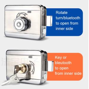China Digital Waterproof Bluetooth TTLOCK APP Smart Rim Night Latch Locks on sale