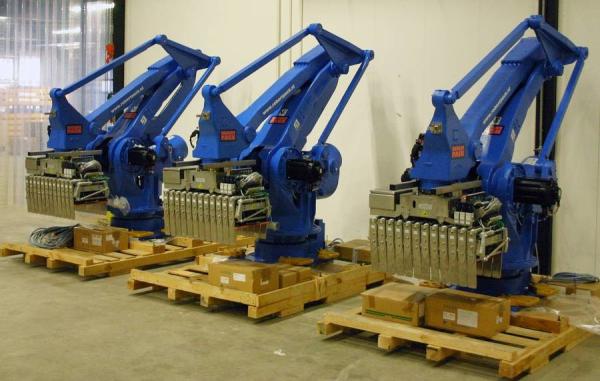 Cheap Mixed Automatic Palletizing Robot System Case Packer Palletizer Depalletizer for sale