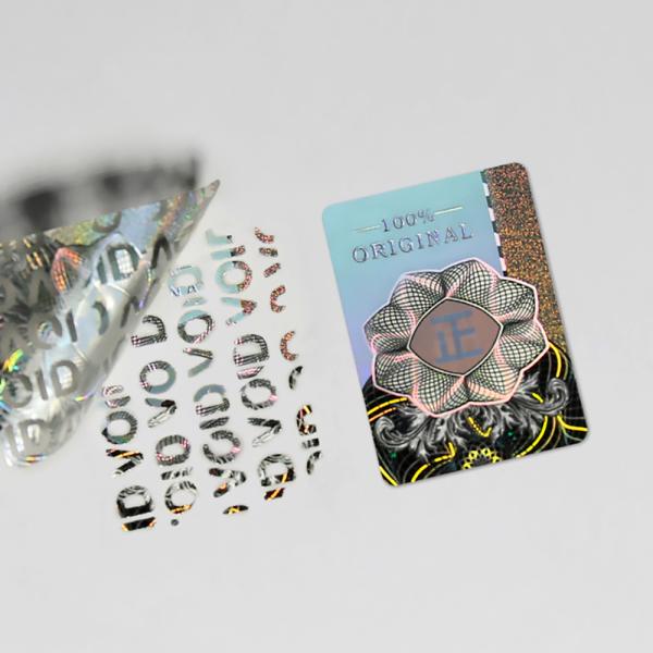 Cheap Serial Number QR Code Hologram Sticker Labels With Faster Delivery for sale