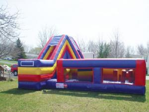 Best Ultimate Survivor Inflatable Floating Obstacle Course With Cliff Slide For Team Building wholesale