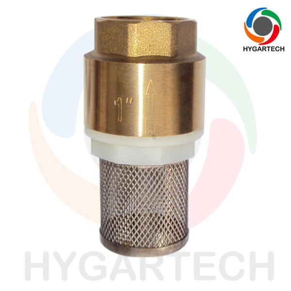 Cheap Brass Pump Suction Check Valve With Stainless Steel Strainer for sale