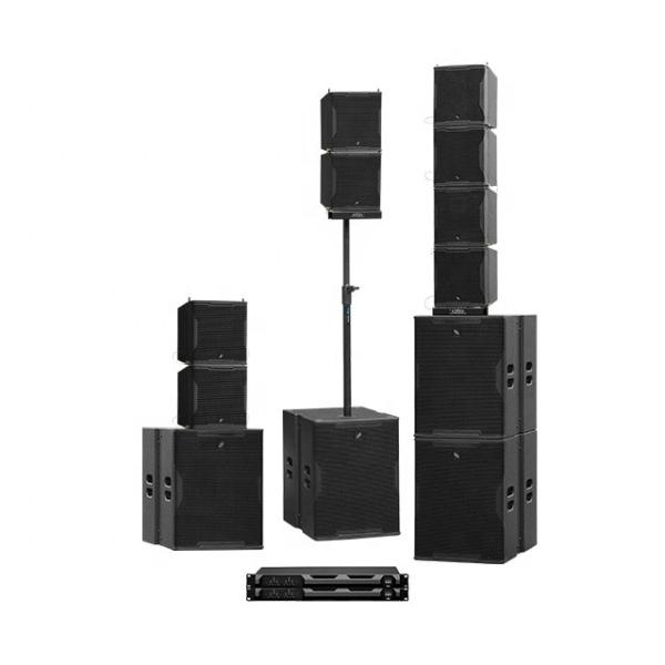 Cheap ARE Audio Line Array Speakers Passive Line Array with Eight Single 10" Full Range and Four 18" Bandpass Subwoofers for sale