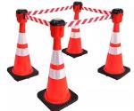 Retractable Safety Belt Traffic Cone Topper Barrier