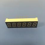Small Size 8mm 6 Digit 7 Segment Led Display 0.31inch For Tempearture Indicator