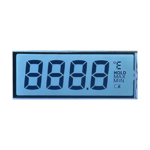 Cheap 3.0 V Positive 6 O' CLOCK Transmissive Segment Screen For Thermometer for sale