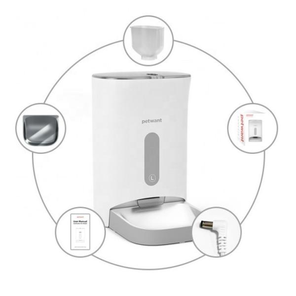 Cheap Programmable Automatic Pet Feeder Smartphone App Connected Smart Pet Feeder for sale