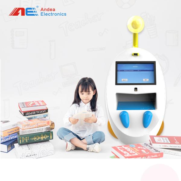 Cheap 15'' Book Borrow And Return RFID Kiosk Machine With Thermal Printer RFID In Library Self Service Kiosks for sale