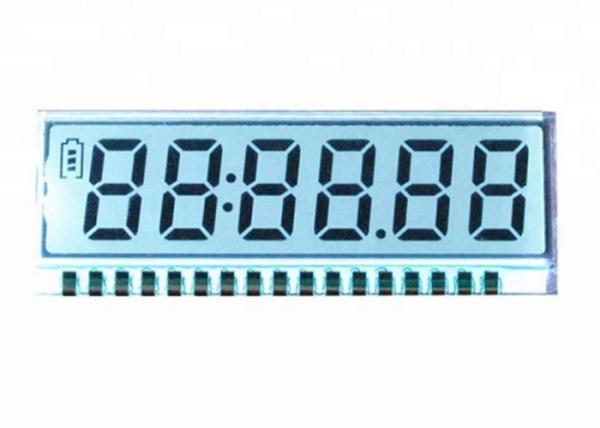 Cheap White Color TN LCD Display Custom Numeric LCD Monochrome Display Module for sale