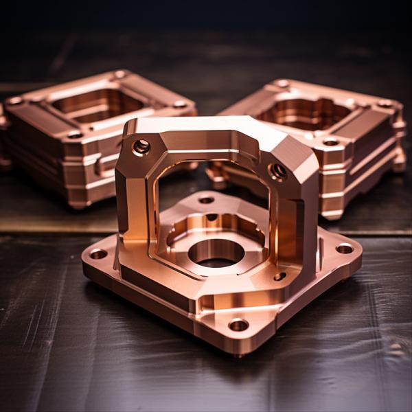 Cheap Non Standard Custom Copper Parts CNC Precision Milling Metal Machining Part for sale
