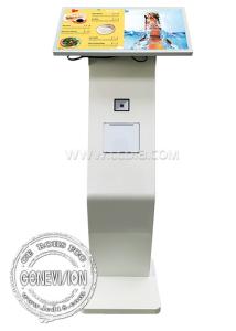 21.5 Cashless Self Ordering Touch Screen LCD Payment Machine K Stand with Printer QR Code Scanner