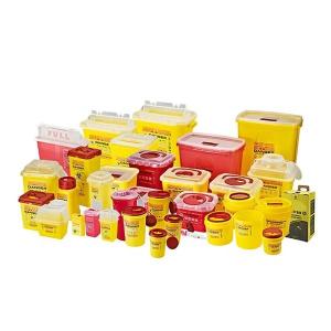 Best 3L 5L 10L Medical Waste Disposable Plastic Sharp Boxes Medical Sharp Container Disposable Multiple Styles 30L 8Gal wholesale