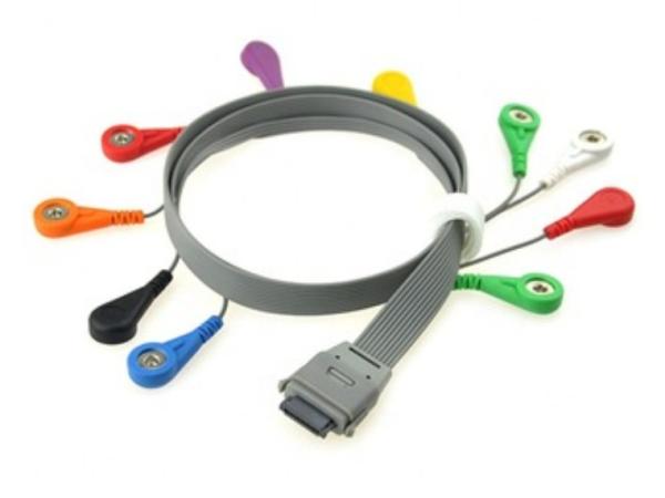 Cheap Edan Holter 10 Lead ECG Cable and Lead Wires with Snap Button Connector for sale