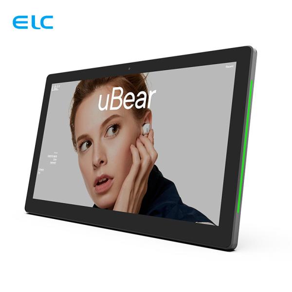 Cheap 10 Point Capacitive Touch 13.3" POE Android Tablet With Surrounding LED Light Bars for sale