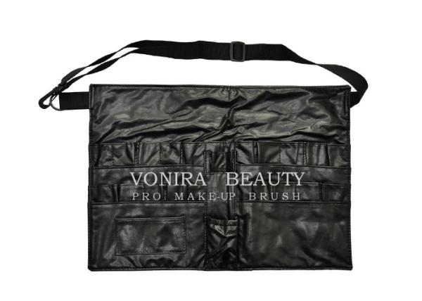 Cheap Pro Makeup Bag Apron 20 Pockets Cosmetic Brush Case Artist Belt Strap Holder Tool for sale