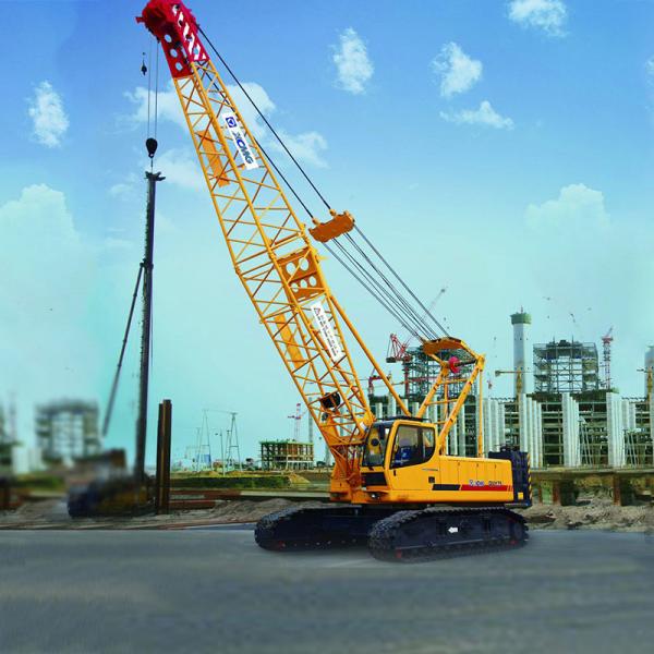 Cheap 75 Ton XGC75 Lattice Boom Crawler Crane Heavy Duty Max. Lifting Height 62.1m for sale
