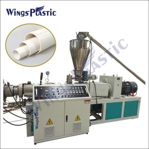 PVC Pipe Making Machine Extrusion With Electric Conduit Pipe Line