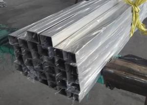 Best DIN 304 316L Stainless Steel Rectangular Tubing , 316 Seamless Stainless Steel Pipe wholesale