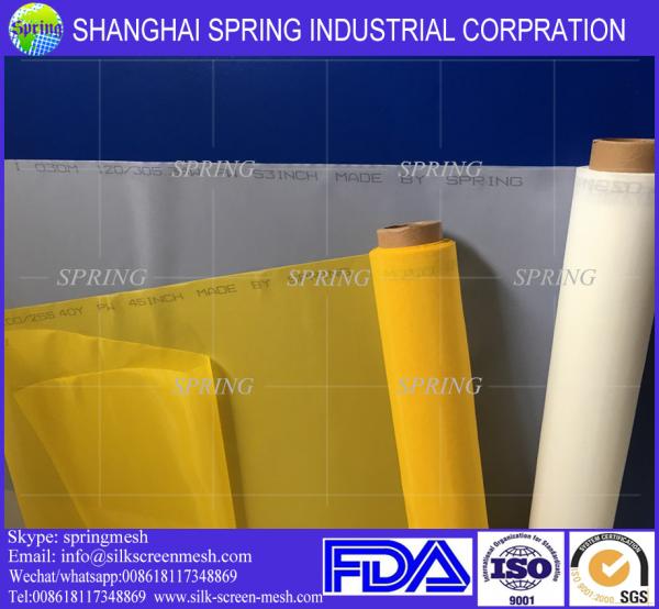 Cheap High Tension White Color 110T Polyester Printing Mesh for Touch Screen for sale