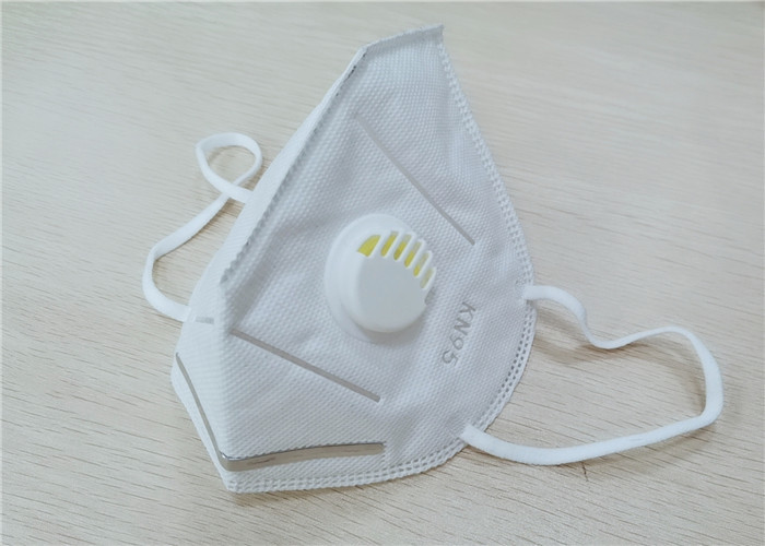 GB2626-2006 Disposable KN95 Respirator Mask Eco Friendly With Filter Valve
