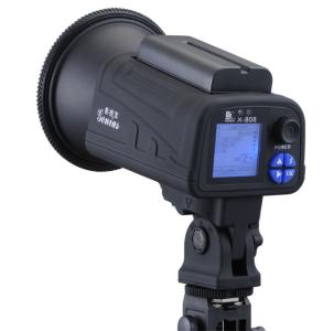 X-808 Series Studio flash light with Battery compartment, single lamp holder, 550 battery