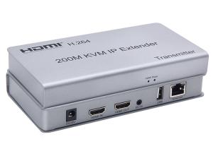 Best Support USB Mouse Keyboard Extension HDMI KVM Extender Over IP 1080P 200M wholesale