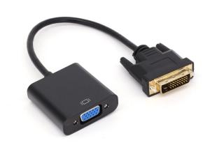 China DVI Male To VGA Female Conversion Cable , 24+1 DVI To VGA Cable Video Output Connect Data Wire on sale