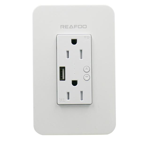 Cheap Tuya US Smart Wall Socket With USB Port Compatible With Alexa Google Home for sale