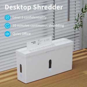 Best CS201C 2 Sheets A4 micro cut P5 Desktop mini shredder machine for papers wholesale