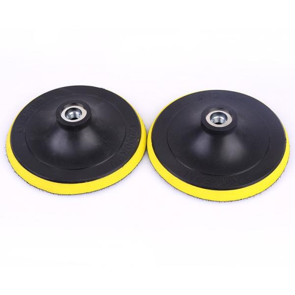 Cheap Round 6in Drill Brush Replacement 70g Hook And Loop Sanding Pad for sale