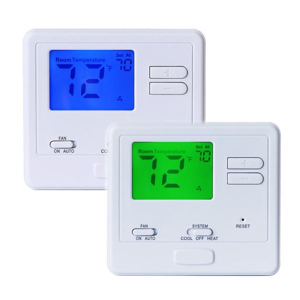 Cheap Simple Comfort Heating FCU Digital Air Conditioning Thermostat ， Wired Room Thermostat With Display Backlight for sale