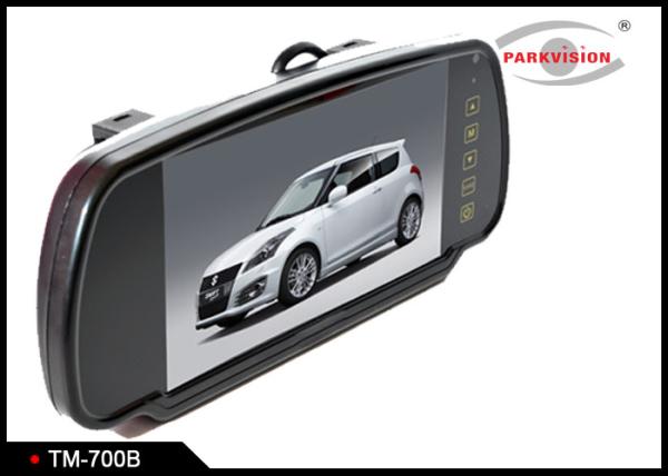 Cheap 7 Inch Touch Screen Rear View Mirror LCD Monitor With Changeable Bracket for sale