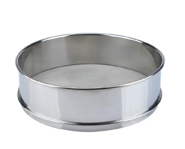 Cheap ASTM 8 " Stainless Steel Wire Mesh Sieve , Fine Mesh Sieve Strainer Precision Frame for sale
